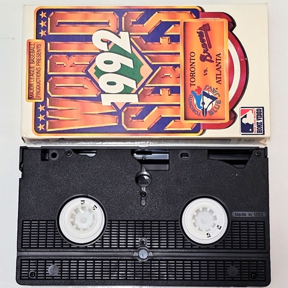 MLB 1992 World Series Toronto Blue Jays VS Atlanta Braves VHS Tape - Picture 15 of 16